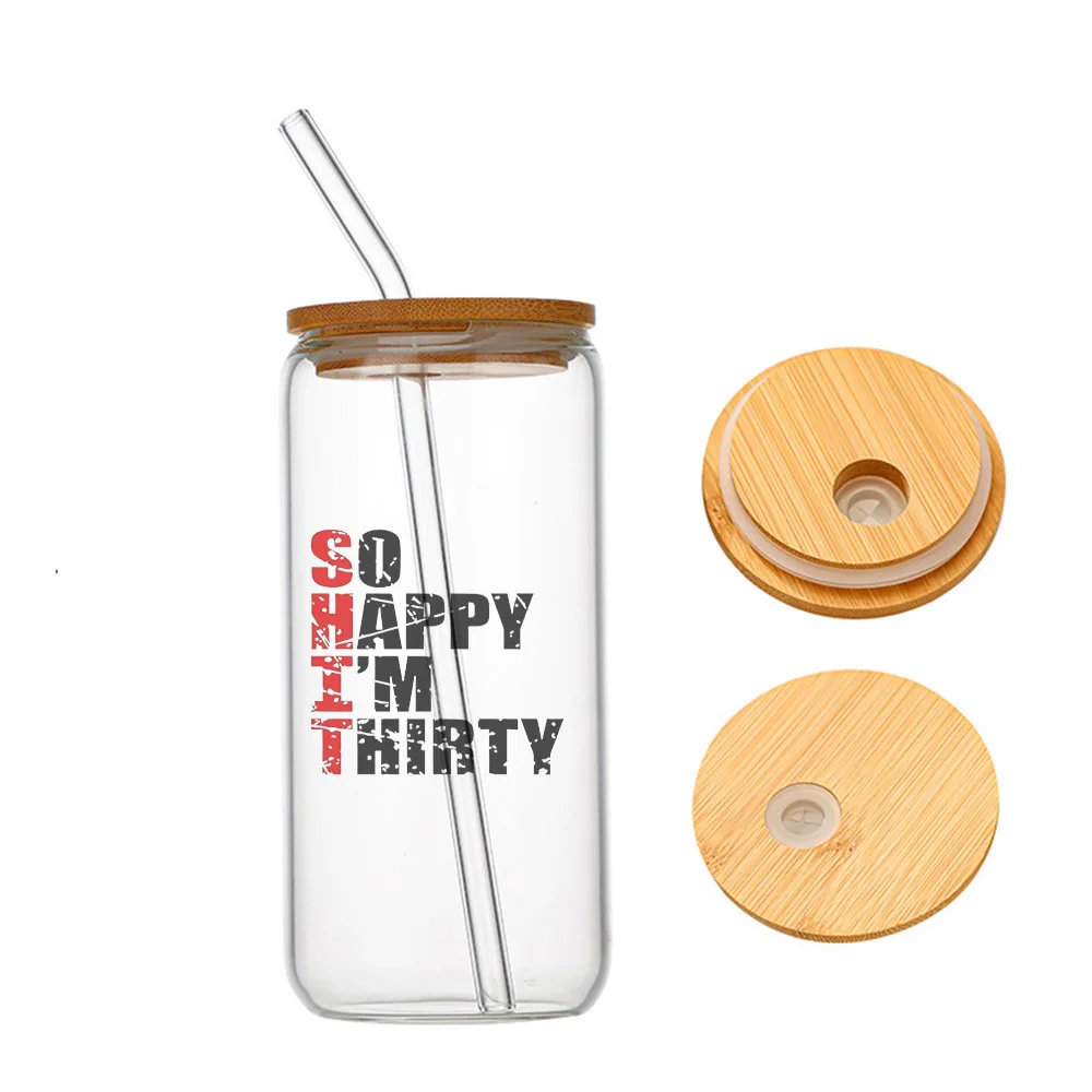30th Birthday Gifts For Him Her Men Women So Happy I'm Thirty Glass For Heat Resistant High Drinking Cup With Straws Lids 16 oz
30th Birthday Gifts For Him Her Men Women So Happy I'm Thirty Glass For Heat Resistant High Drinking Cup With Straws Lids 16 oz