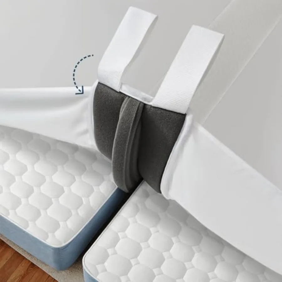 3--1 Tw to Kg Converter Kit with Attached Fitted Sheet and Strap, Split Kg Gap Filler for Adjustable, Mattress Connector for Gu
3--1 Tw to Kg Converter Kit with Attached Fitted Sheet and Strap, Split Kg Gap Filler for Adjustable, Mattress Connector for Gu
