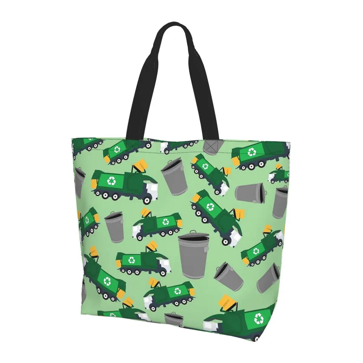 Recycling Garbage Truck Pattern Shopping Tote Bag Canvas Large Capacity Shoulder Bags Shopper Grocery Handbag for Women
Recycling Garbage Truck Pattern Shopping Tote Bag Canvas Large Capacity Shoulder Bags Shopper Grocery Handbag for Women
