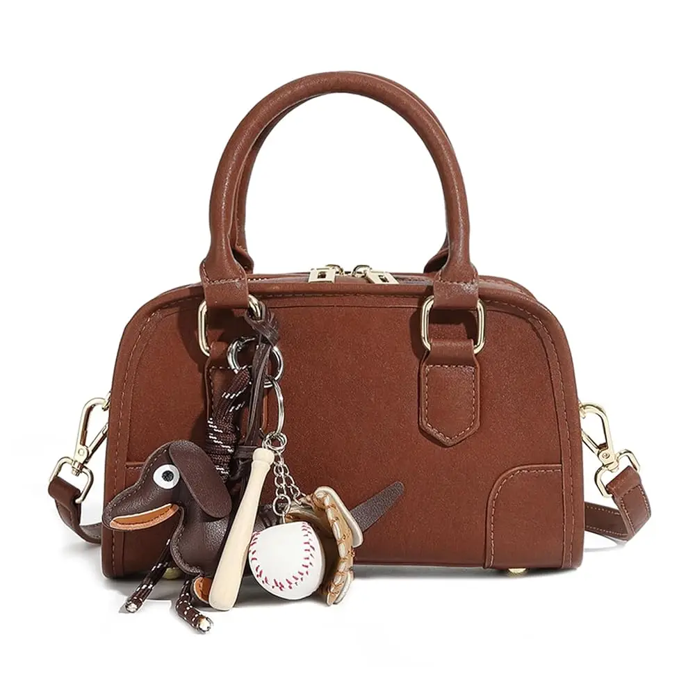 Free ShippingLeather Crossbody Purses for Women, Small Top Handle Bag Cute Shoulder Bag with Pendant and Adjustable Strap
Free ShippingLeather Crossbody Purses for Women, Small Top Handle Bag Cute Shoulder Bag with Pendant and Adjustable Strap