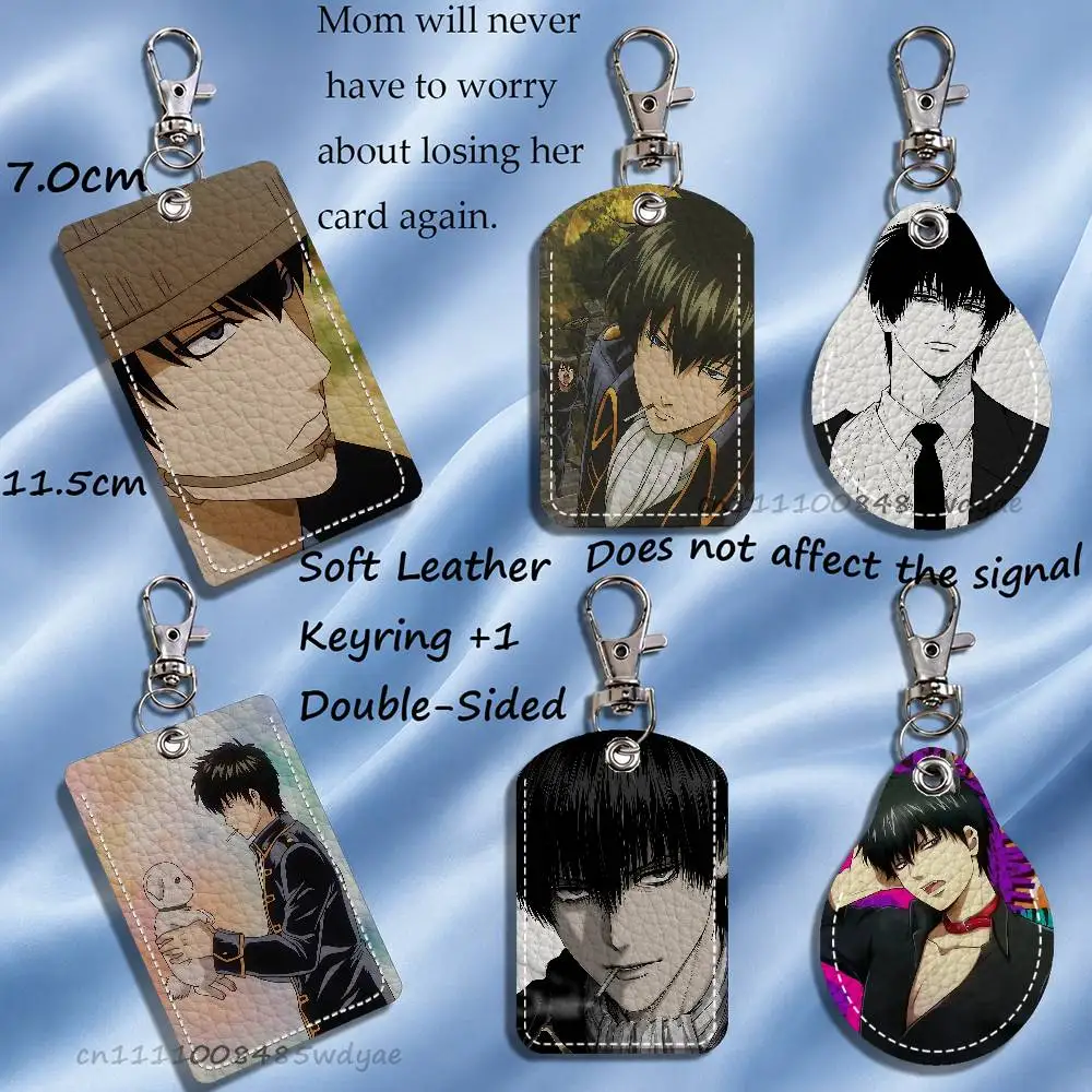 Classic Anime G-Gintama Hijikata Toshiro Card Case Leather Card Holder Keychain Key Ring Transportation Card Case
Classic Anime G-Gintama Hijikata Toshiro Card Case Leather Card Holder Keychain Key Ring Transportation Card Case