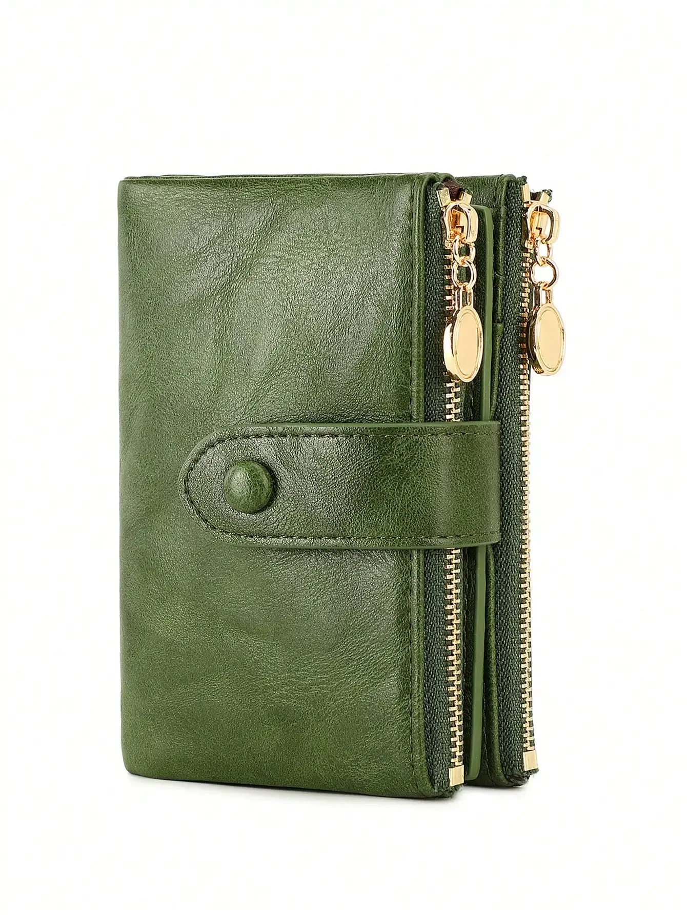 MIYIN Retro Fashion PU Leather Bifold Women's Short Wallet - Casual Portable Card Holder With Zipper Coin Pouch, Card Slots, ID
MIYIN Retro Fashion PU Leather Bifold Women's Short Wallet - Casual Portable Card Holder With Zipper Coin Pouch, Card Slots, ID