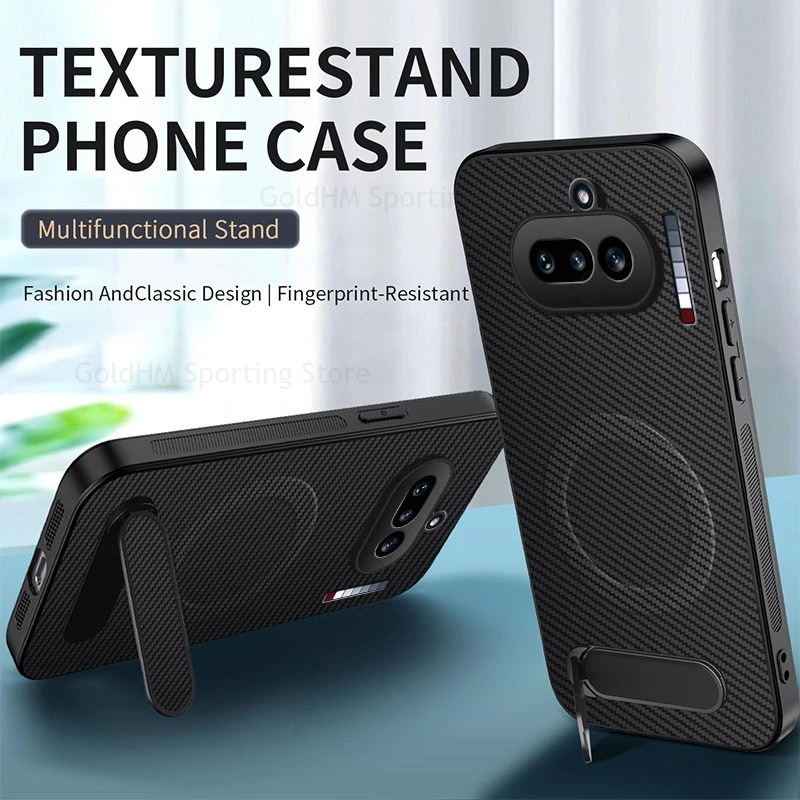 For Nothing Phone 4A Pro Fiber Texture Case Kickstand Phone Cover For Nothing Phone 4a Pro 3A Lite Soft TPU Phone Bumper Cover
For Nothing Phone 4A Pro Fiber Texture Case Kickstand Phone Cover For Nothing Phone 4a Pro 3A Lite Soft TPU Phone Bumper Cover
