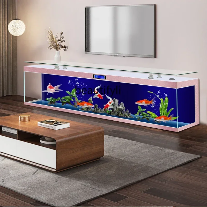 JJ D80 TV cabinet, fish tank, living room, household floor-to-ceiling aquarium glass, coffee table, fully automatic
JJ D80 TV cabinet, fish tank, living room, household floor-to-ceiling aquarium glass, coffee table, fully automatic