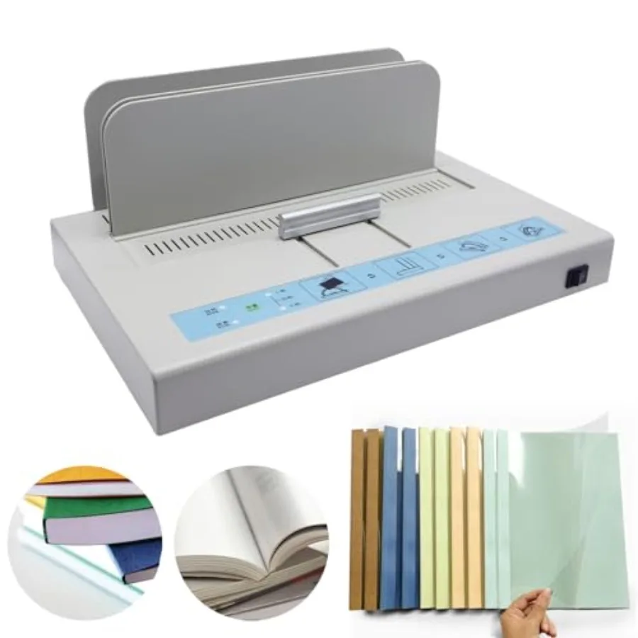 Thermal Binding Machine for Office Use, Aluminum Alloy Body, Black, 500-Sheet Capacity, A3/A4/A5 Compatibility, Includes Glue S
Thermal Binding Machine for Office Use, Aluminum Alloy Body, Black, 500-Sheet Capacity, A3/A4/A5 Compatibility, Includes Glue S
