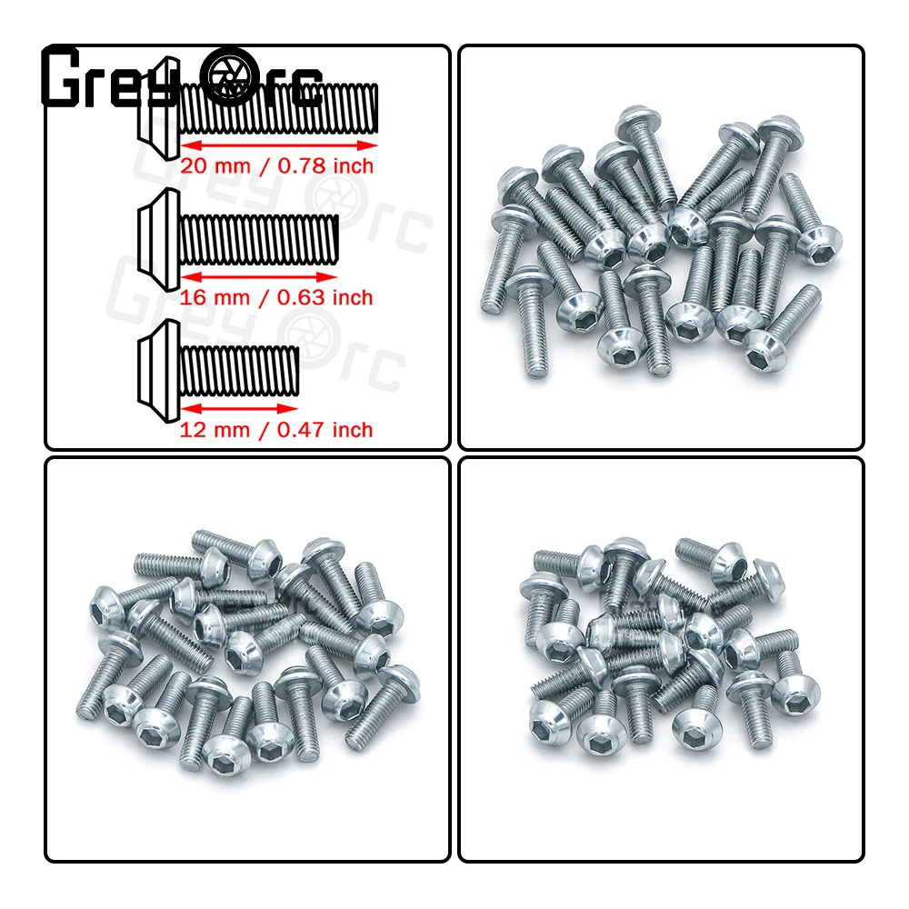 Motorcycle Stainless Steel Button Head Allen Screws For Kawasaki Ninja300 Zx10R Zx6R Round Pan Head Hex Hexagon Socket Screw
Motorcycle Stainless Steel Button Head Allen Screws For Kawasaki Ninja300 Zx10R Zx6R Round Pan Head Hex Hexagon Socket Screw