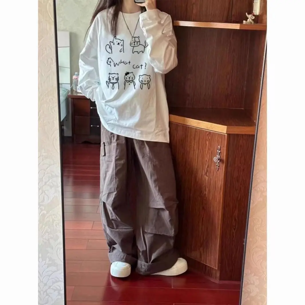 Ezgaga Women T Shirts Cartoon Printed Funny Sweet Autumn New Fashion Loose Long Sleeve Y2k Tops Female Casual Tee Shirt
Ezgaga Women T Shirts Cartoon Printed Funny Sweet Autumn New Fashion Loose Long Sleeve Y2k Tops Female Casual Tee Shirt