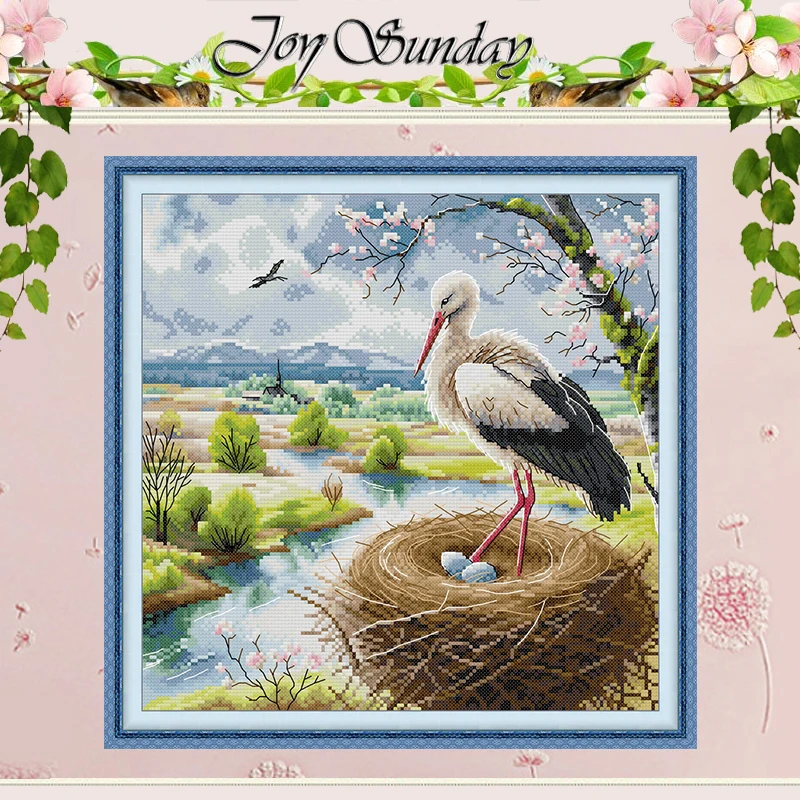 The Happy Crane Animals Patterns Counted Cross Stitch Set DIY 11CT 14CT 16CT Stamped DMC Cross-stitch Kit Embroidery Needlework
The Happy Crane Animals Patterns Counted Cross Stitch Set DIY 11CT 14CT 16CT Stamped DMC Cross-stitch Kit Embroidery Needlework