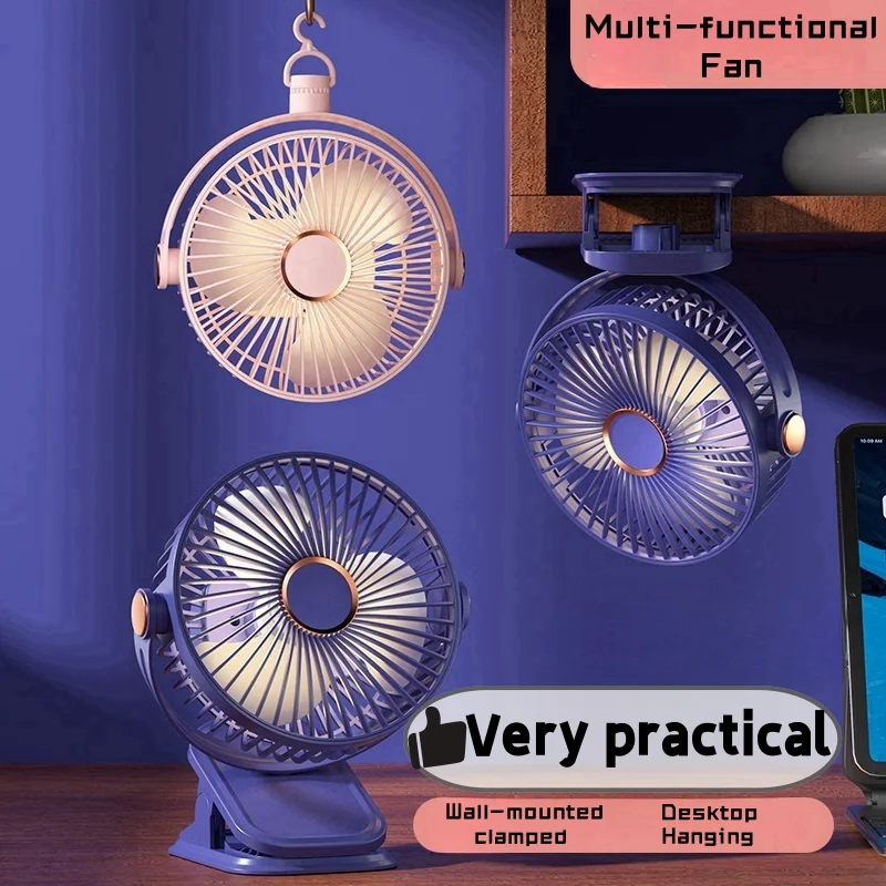 Desktop Fan Wall-mounted Fan Clamped Fan Hanging Fan Portable Rechargeable Fan Multi-functional Fan for Home Office ang Travel
Desktop Fan Wall-mounted Fan Clamped Fan Hanging Fan Portable Rechargeable Fan Multi-functional Fan for Home Office ang Travel