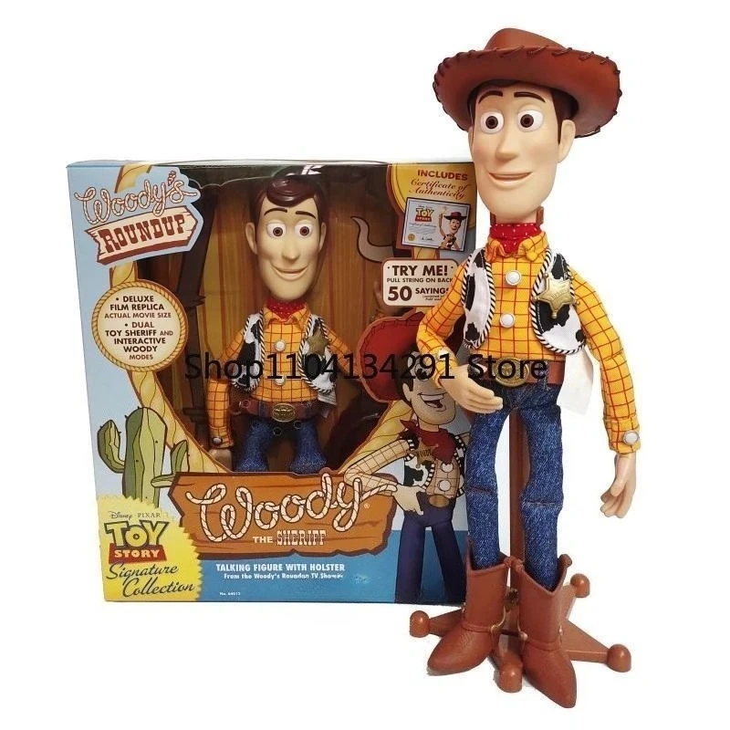 Original “Toy Story” Collector's Edition Woody Cowboy Figure with English Voice—Toys, Models, Collectibles
Original “Toy Story” Collector's Edition Woody Cowboy Figure with English Voice—Toys, Models, Collectibles