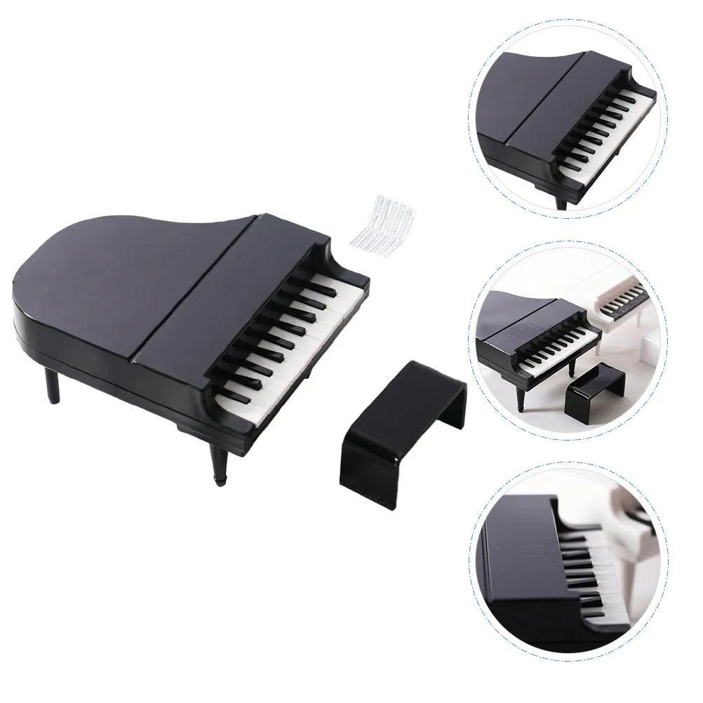 1Set Upright Piano Mini Plastic Decorative Accessory for Dollhouse Micro Scene Creative DIY Landscaping Miniature Piano Set
1Set Upright Piano Mini Plastic Decorative Accessory for Dollhouse Micro Scene Creative DIY Landscaping Miniature Piano Set
