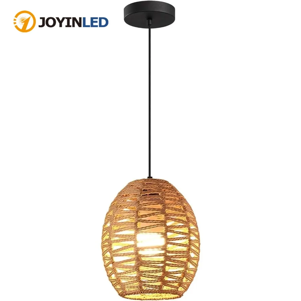 JOYINLED Pendant Light Hand-Woven Rattan Chandelier Boho Hanging Lights for Living Room Dining Room Kitchen Bedroom Farmhouse
JOYINLED Pendant Light Hand-Woven Rattan Chandelier Boho Hanging Lights for Living Room Dining Room Kitchen Bedroom Farmhouse