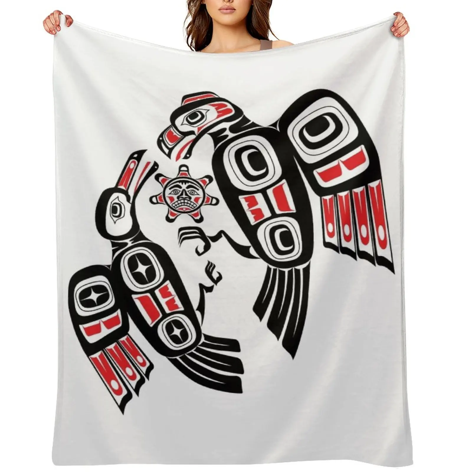 Haida Eagle Battles Raven for the Light Throw Blanket Sleeping Bag Luxury Brand Plaid on the sofa Hairy Blankets
Haida Eagle Battles Raven for the Light Throw Blanket Sleeping Bag Luxury Brand Plaid on the sofa Hairy Blankets