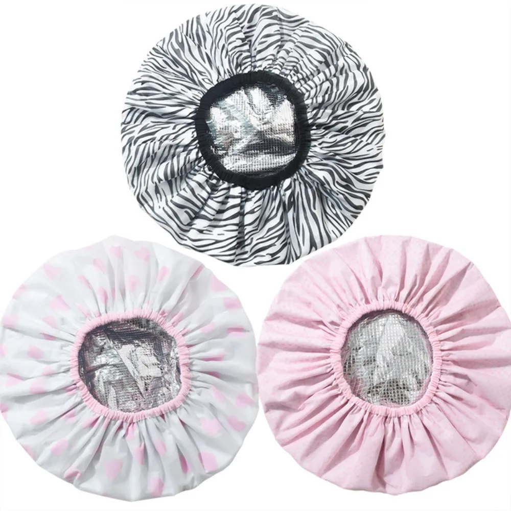 Thickened Self-heating Tin Foil Hat Thermostatic Shower Cap Steam Hair Mask Cap Portable Bathing Cap Smooth Hair Oil Baking Cap
Thickened Self-heating Tin Foil Hat Thermostatic Shower Cap Steam Hair Mask Cap Portable Bathing Cap Smooth Hair Oil Baking Cap