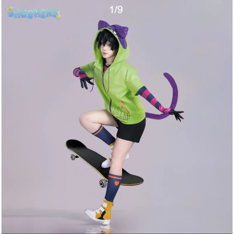 MIYA аниме SK8 Бесконечность косплей костюм для мужчин и женщин повседневные толстовки шорты парик обувь хвосты Хэллоуин Рождество униформа Miya
MIYA аниме SK8 Бесконечность косплей костюм для мужчин и женщин повседневные толстовки шорты парик обувь хвосты Хэллоуин Рождество униформа Miya