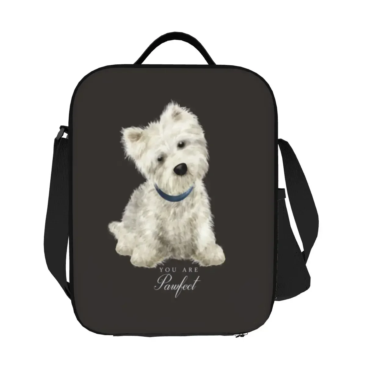Highland White Terrier Dog Insulated Lunch Bag for Camping Travel Westie Puppy Leakproof Cooler Thermal Bento Box Kids 
Highland White Terrier Dog Insulated Lunch Bag for Camping Travel Westie Puppy Leakproof Cooler Thermal Bento Box Kids