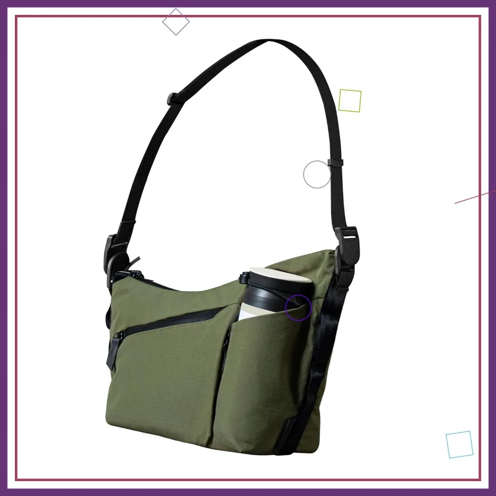 Premium EDC Crossbody Bag 4L, Expandable Bottle Pocket, Luggage Pass-Through, Weatherproof
Premium EDC Crossbody Bag 4L, Expandable Bottle Pocket, Luggage Pass-Through, Weatherproof