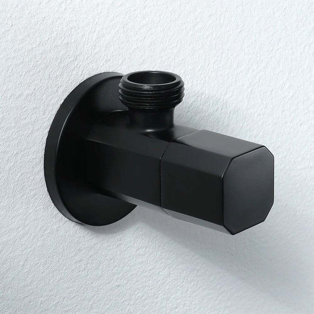 Black Octagon Design Switch Brass Filling Valves One Input One Output Stop Valve Bathroom Washing Basin Toilet Bowl Accessories
Black Octagon Design Switch Brass Filling Valves One Input One Output Stop Valve Bathroom Washing Basin Toilet Bowl Accessories