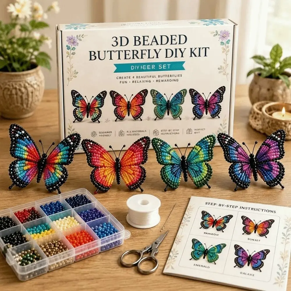 Tiny Beads 3D Beaded Animal Kit Cute Design Animal Shape Bead Weaving Kit Creative Craft DIY Bead Craft Kit For Adults & Kids
Tiny Beads 3D Beaded Animal Kit Cute Design Animal Shape Bead Weaving Kit Creative Craft DIY Bead Craft Kit For Adults & Kids