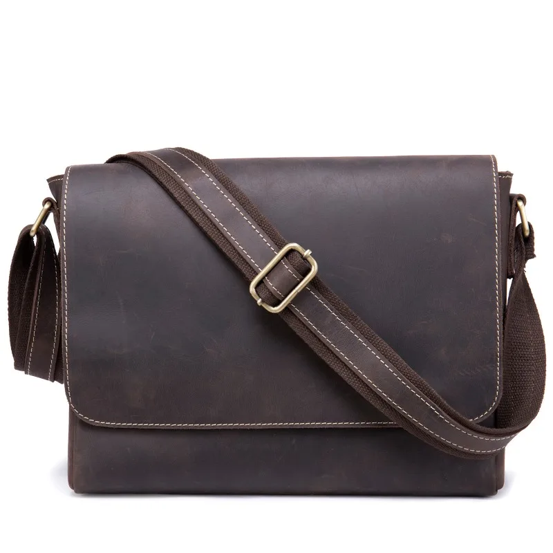 Women's Crazy Horse Leather Crossbody Bag Vintage Messenger Shoulder Bag Adjustable Strap Casual Daily
Women's Crazy Horse Leather Crossbody Bag Vintage Messenger Shoulder Bag Adjustable Strap Casual Daily