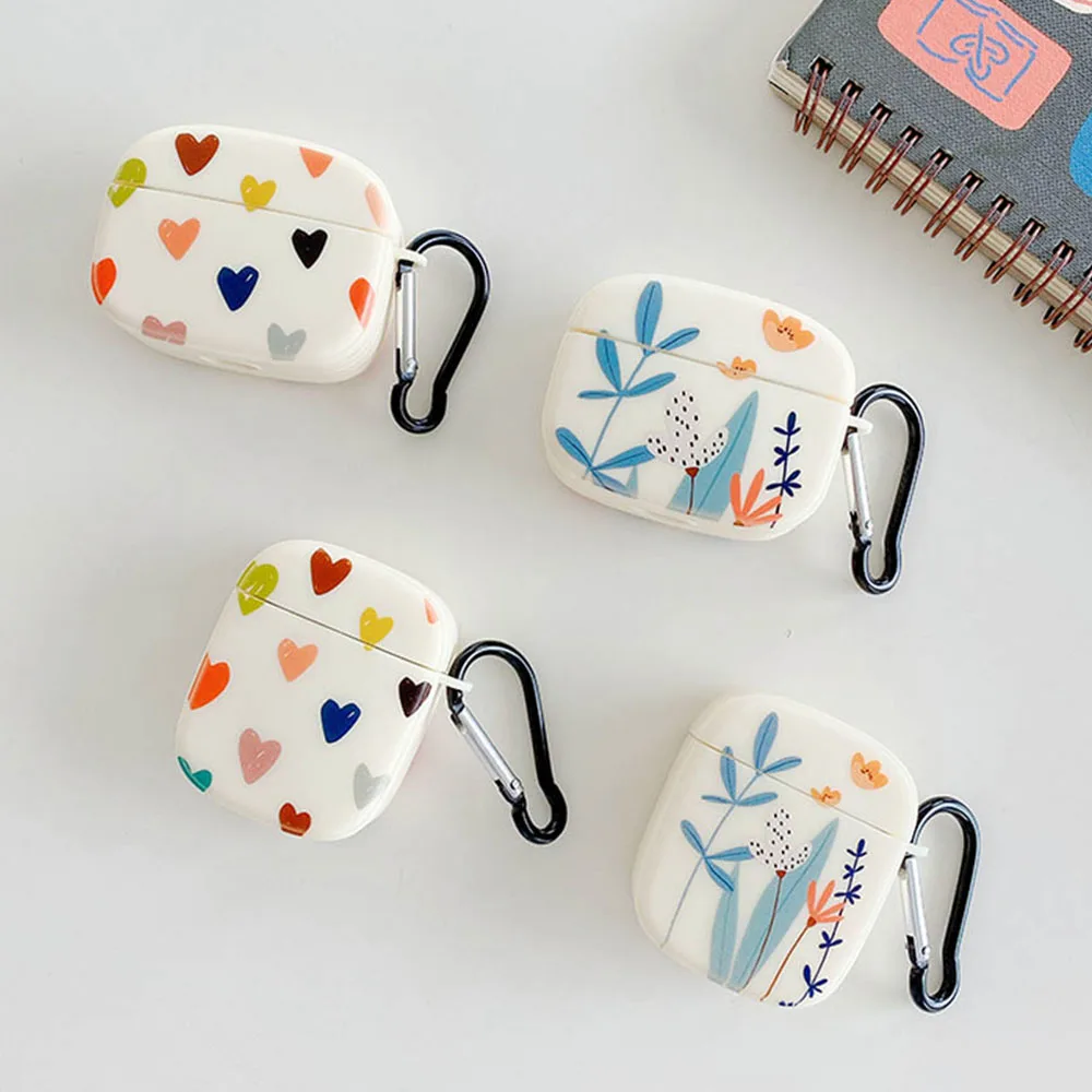 For Apple Airpods 1 2 Heart Flowers Earphone Case For AirPods Pro Soft TPU Bumper Cover Shell Headset Accessories for Air Pods 3
For Apple Airpods 1 2 Heart Flowers Earphone Case For AirPods Pro Soft TPU Bumper Cover Shell Headset Accessories for Air Pods 3