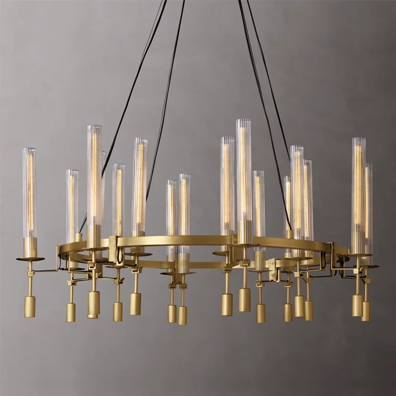 Vintage American Cottage Style Round Glass Candle Style Chandelier Luxury Ceiling Light for Living and Dining Room Home Decor
Vintage American Cottage Style Round Glass Candle Style Chandelier Luxury Ceiling Light for Living and Dining Room Home Decor