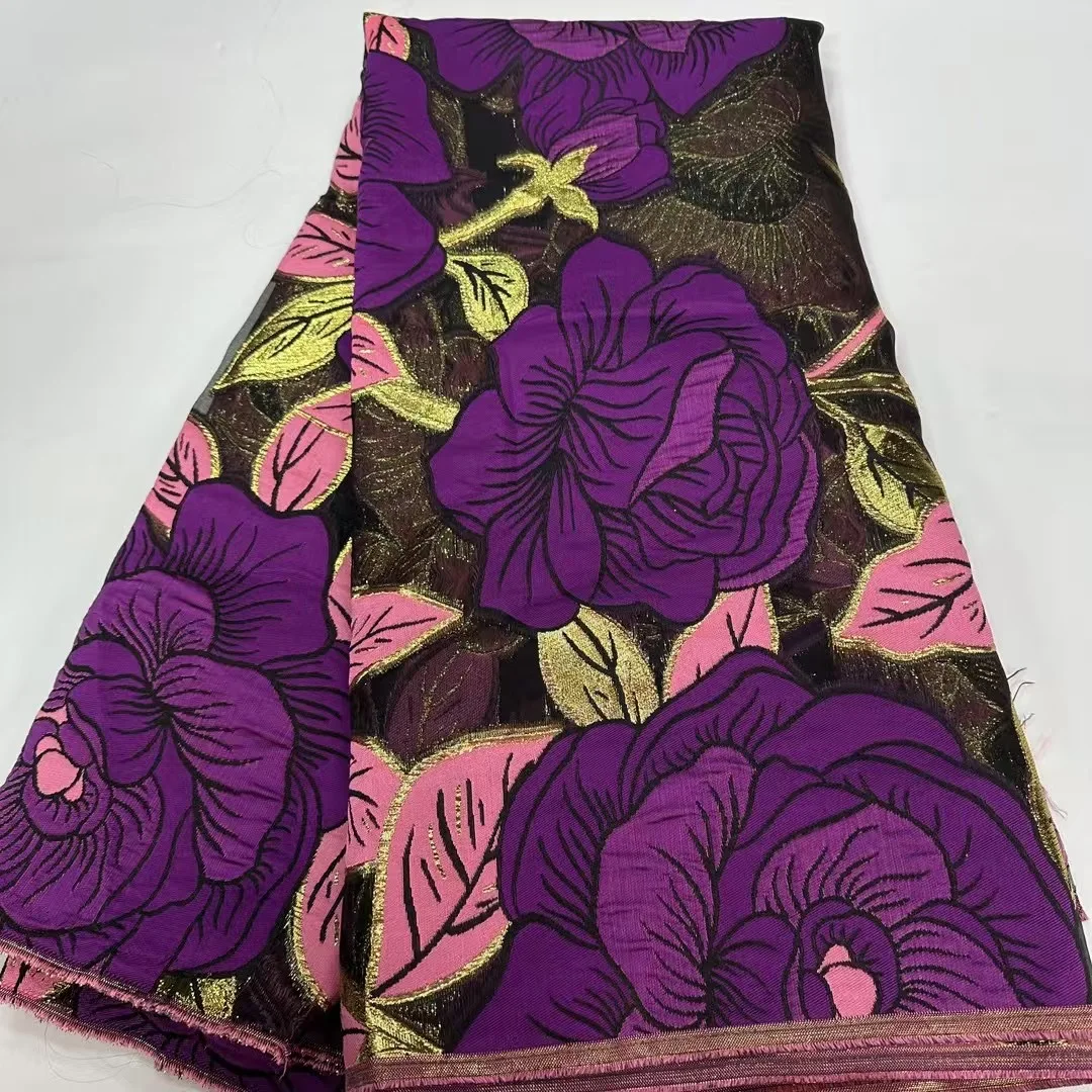 2025 Latest Jacquard Lace Fabric High Quality African Gilding Brocade Lace Fabric 5 Yards for Nigerian Wedding Bridal Party JK47
2025 Latest Jacquard Lace Fabric High Quality African Gilding Brocade Lace Fabric 5 Yards for Nigerian Wedding Bridal Party JK47