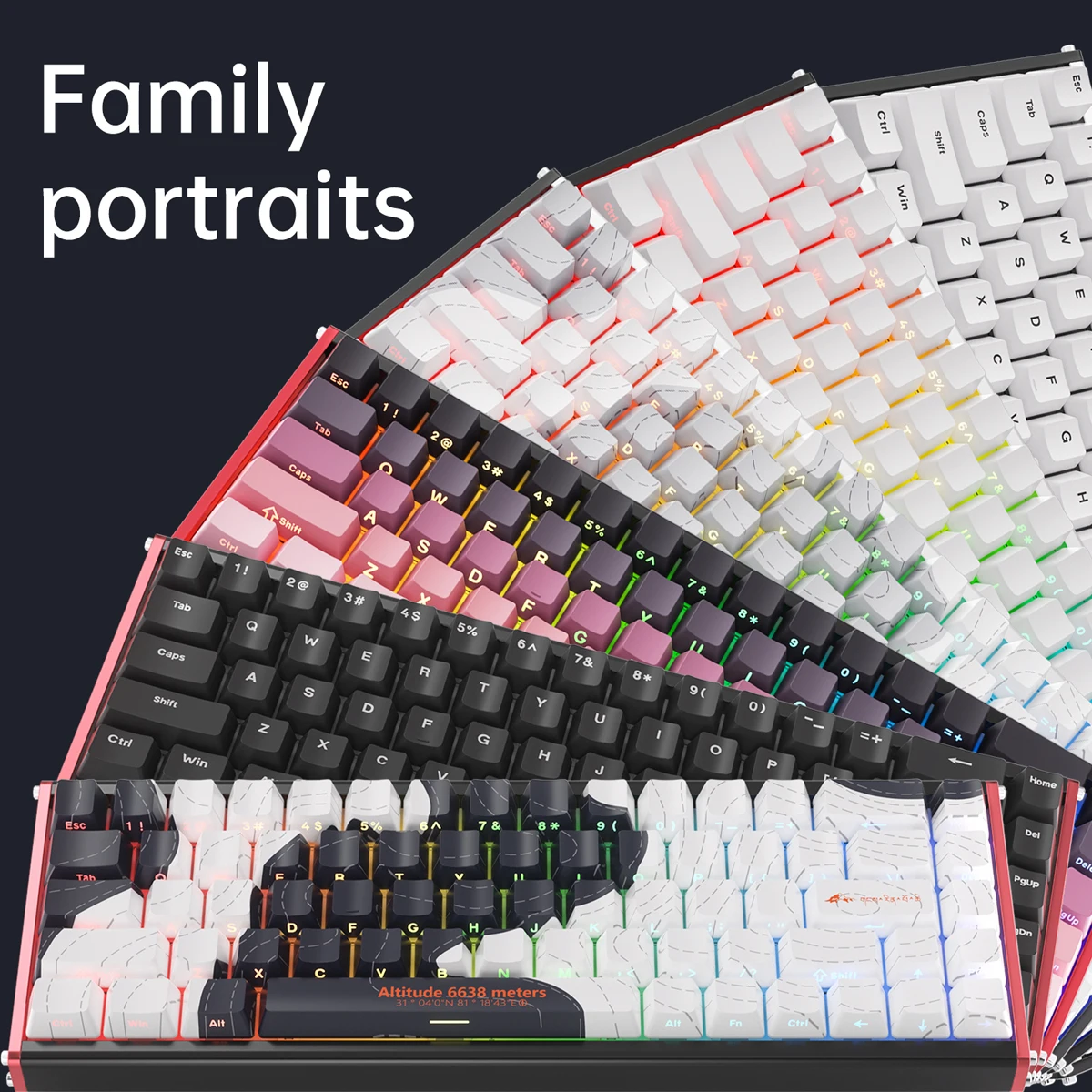 AJAZZ Aluminum Alloy Keyboard, Magnetic Switches, Wired Hall-Effect Keyboard, 8K Polling Rate, 0.01mm Accuracy, 0.125ms Response Time, RGB Backlighting, Aluminum Mounting Plate, PO Foam Core + EPDM Foam + Silicone Footpads, Hot-Swappable
AJAZZ Aluminum Alloy Keyboard, Magnetic Switches, Wired Hall-Effect Keyboard, 8K Polling Rate, 0.01mm Accuracy, 0.125ms Response Time, RGB Backlighting, Aluminum Mounting Plate, PO Foam Core + EPDM Foam + Silicone Footpads, Hot-Swappable