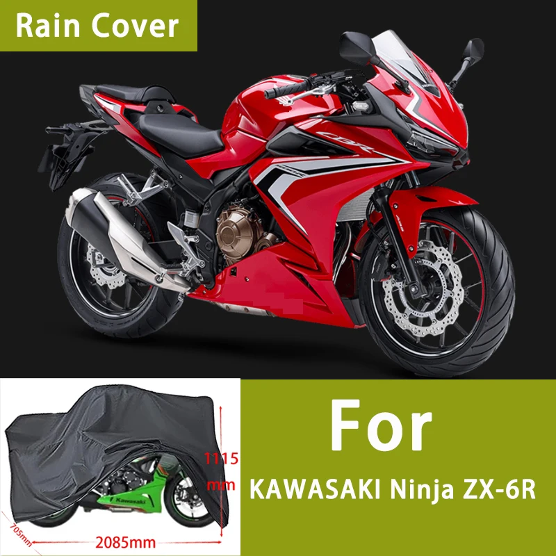 Car Cover Motorcycle Sunscreen Dustproof Earless Thickened Oxford Cloth Rainproof Suitable Accessory For KAWASAKI Ninja ZX-6R
Car Cover Motorcycle Sunscreen Dustproof Earless Thickened Oxford Cloth Rainproof Suitable Accessory For KAWASAKI Ninja ZX-6R