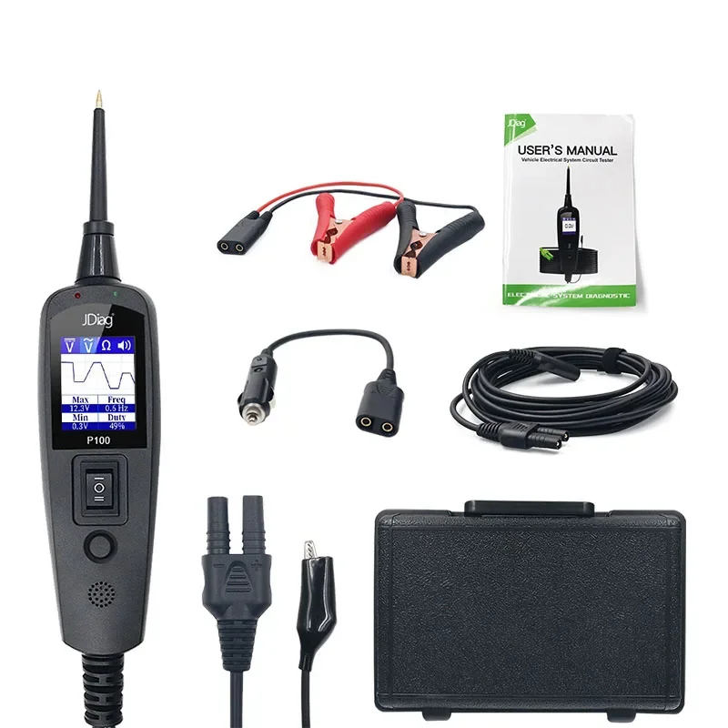 JDiag Power Pro P100 New Generation Automotive Electrical Circuit System Tester for Cars and Trucks 0V-70V
JDiag Power Pro P100 New Generation Automotive Electrical Circuit System Tester for Cars and Trucks 0V-70V