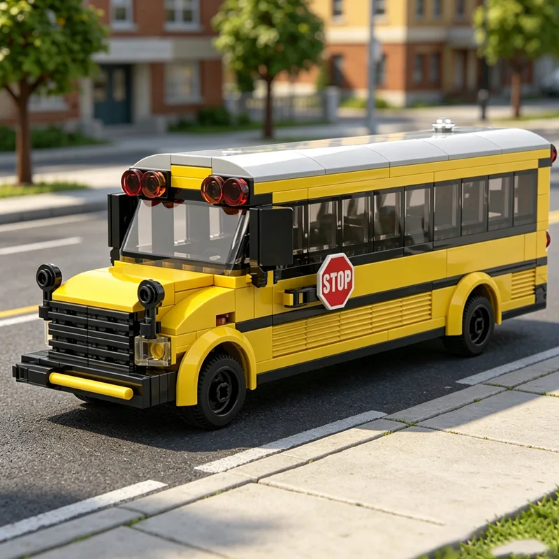 City Car Model MOC Building Bricks City School Dus Modular Technology Children Holiday Gifts Assemble Toys Suit
City Car Model MOC Building Bricks City School Dus Modular Technology Children Holiday Gifts Assemble Toys Suit