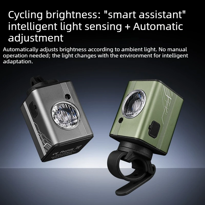 ELSNF Smart Sensor Bicycle Headlights 2500 High Lumens 5000mAh Long Battery Life Outdoor Riding Gear for Mountain & Road Bikes
ELSNF Smart Sensor Bicycle Headlights 2500 High Lumens 5000mAh Long Battery Life Outdoor Riding Gear for Mountain & Road Bikes