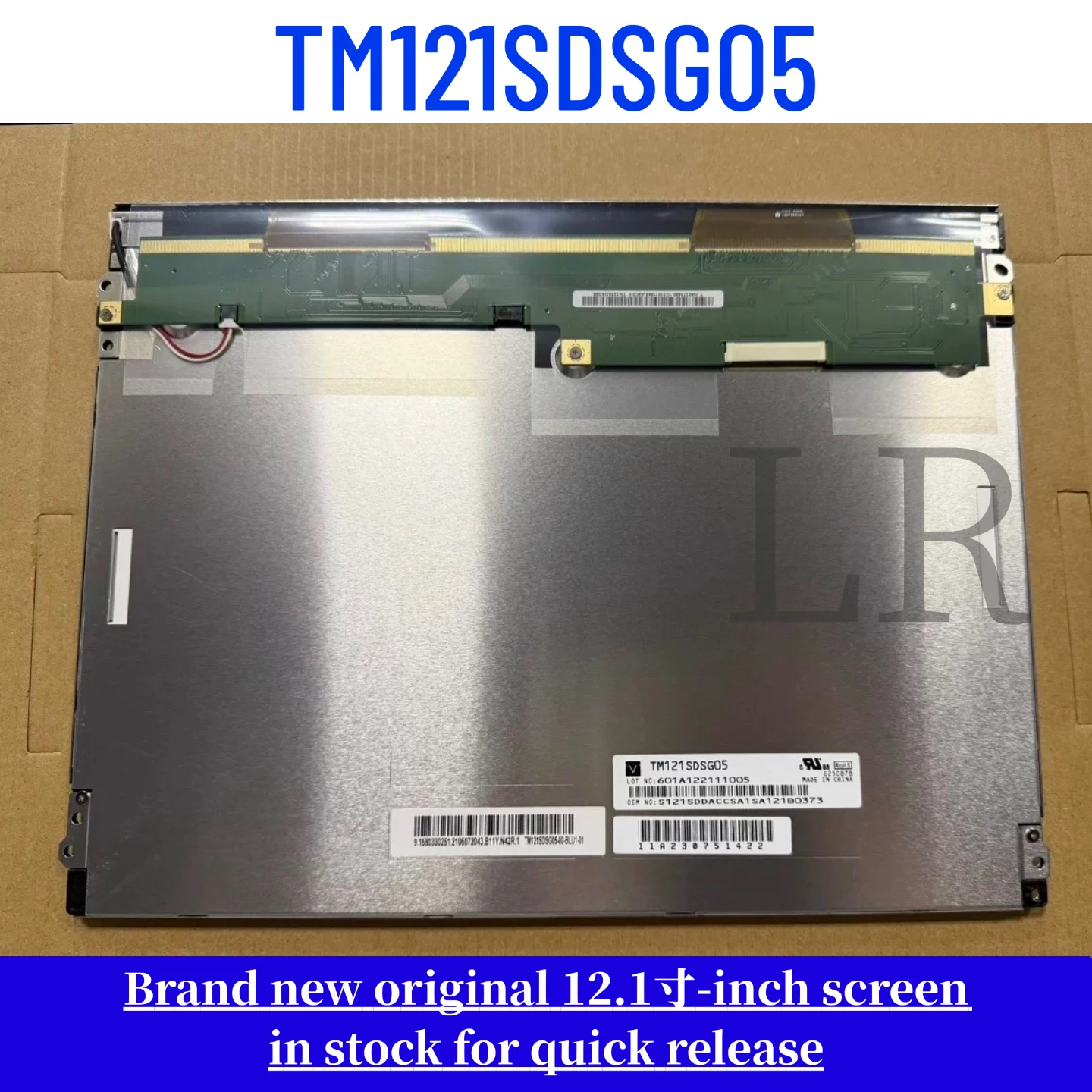 Genuine 12.1-inch TM121SDSG05 TM121SDS01 LCD Display
Genuine 12.1-inch TM121SDSG05 TM121SDS01 LCD Display