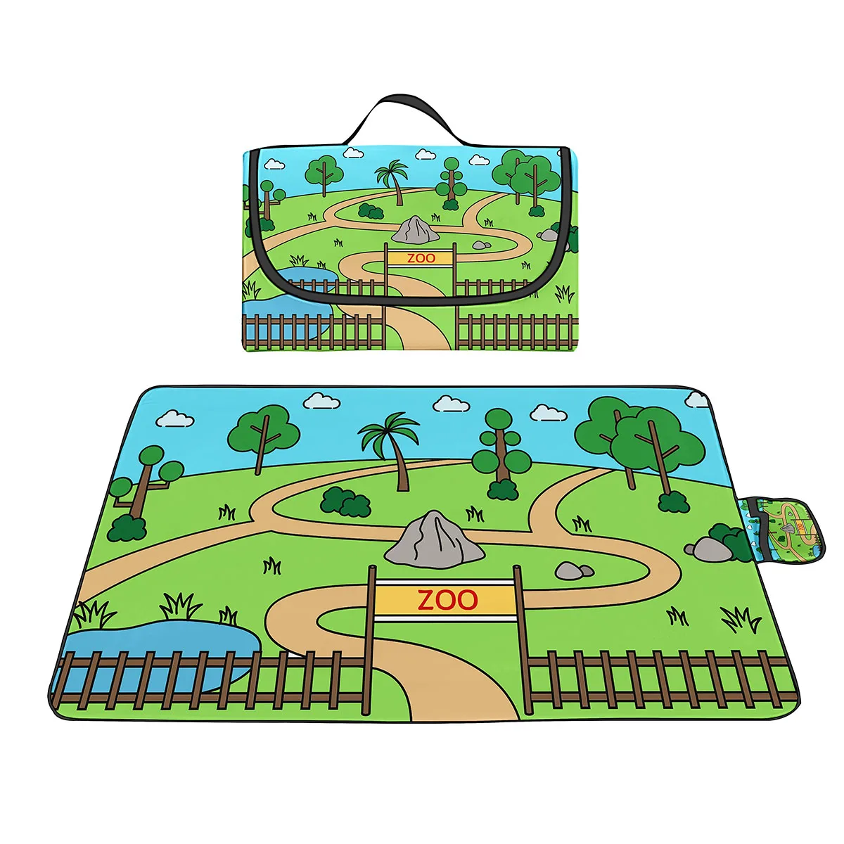 Cartoon Zoo Soft Sandproof Oxford Picnic Blanket,Waterproof Foldable Lightweight Beach Mat,Oversized Outdoor Mat for Park,Travel
Cartoon Zoo Soft Sandproof Oxford Picnic Blanket,Waterproof Foldable Lightweight Beach Mat,Oversized Outdoor Mat for Park,Travel