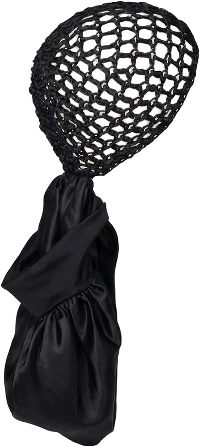 2 In 1 Reversible Silk Press Wrap Cap Bonnet with Adjustable Tie Band Black Double Layered Satin Hair Cap for Sleeping Curly Natural Braided Hair
2 In 1 Reversible Silk Press Wrap Cap Bonnet with Adjustable Tie Band Black Double Layered Satin Hair Cap for Sleeping Curly Natural Braided Hair