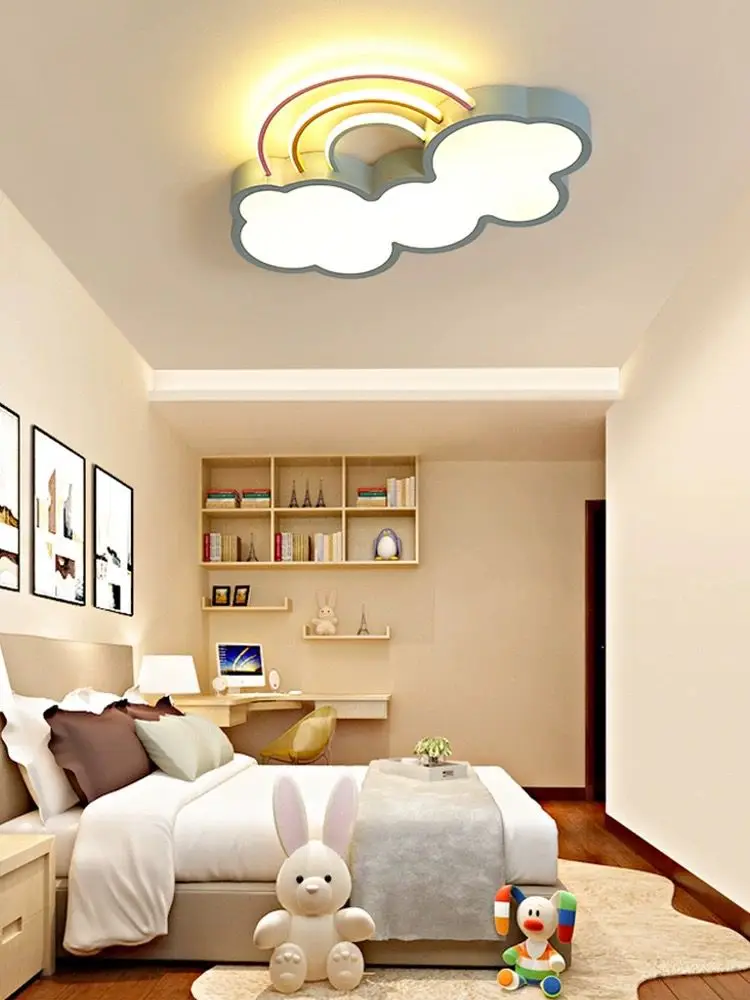 Cartoon creative cloud ceiling lamp Boy Girl Bedroom children's room light modern LED rainbow ceiling lamp
Cartoon creative cloud ceiling lamp Boy Girl Bedroom children's room light modern LED rainbow ceiling lamp