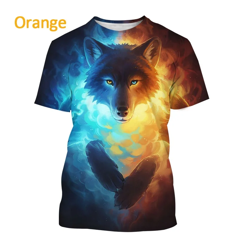 Creative Wolf Howling 3D Printing T-shirt Fashion Unisex Cool Fashion Hip-hop Street Style Casual Round Neck Short-sleeved Top
Creative Wolf Howling 3D Printing T-shirt Fashion Unisex Cool Fashion Hip-hop Street Style Casual Round Neck Short-sleeved Top