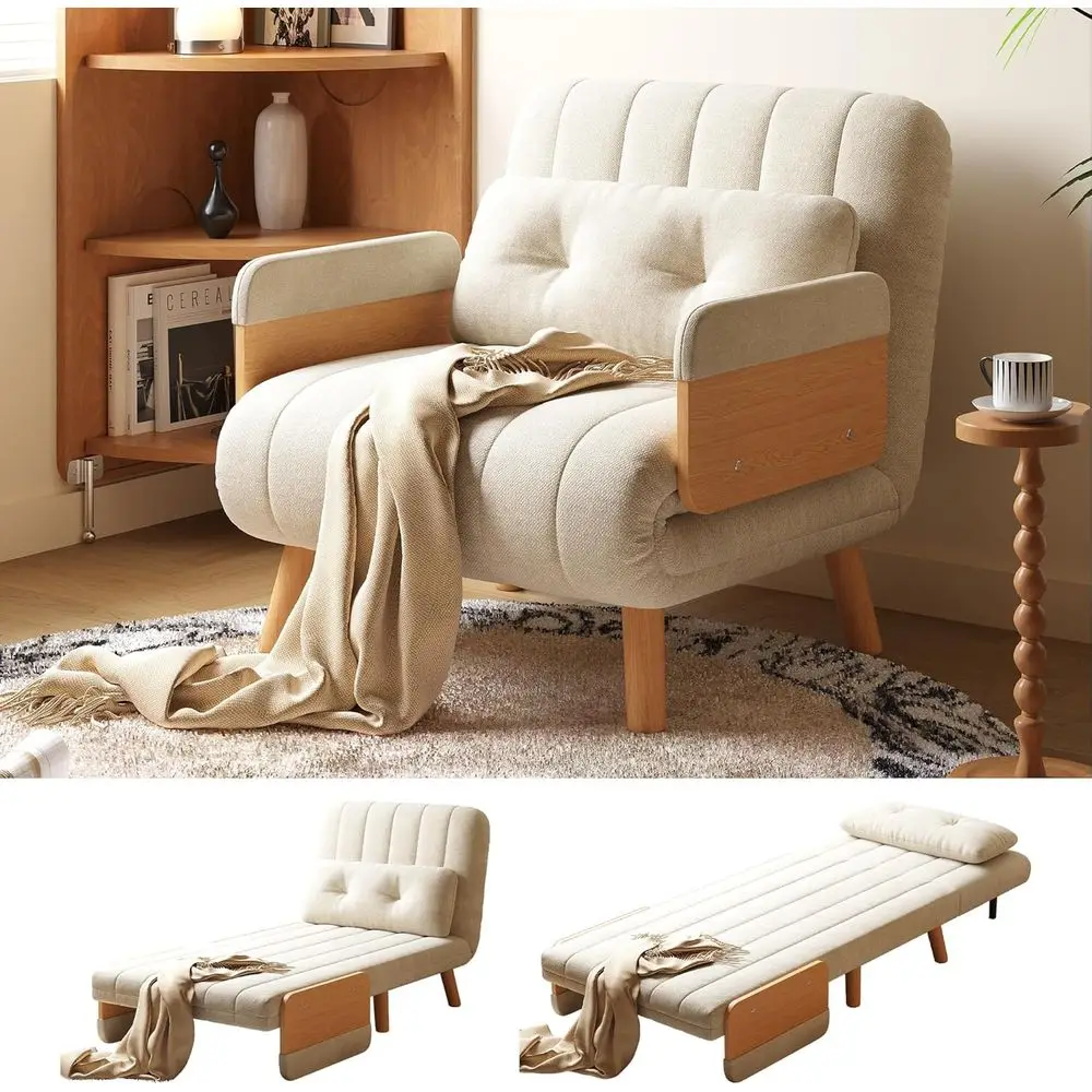 Разносной диван-кровать 3-в-1 с регулируемой спинкой для компактных помещений — бежевый, 27,56
Разносной диван-кровать 3-в-1 с регулируемой спинкой для компактных помещений — бежевый, 27,56