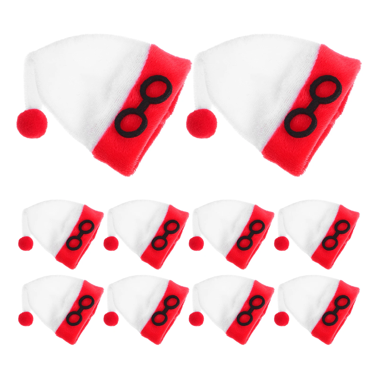10pcs Mini Christmas Hats For Wine Bottles Festive Holiday Decorations, Cute Bottle Toppers For Party Diy Crafts, Christmas
10pcs Mini Christmas Hats For Wine Bottles Festive Holiday Decorations, Cute Bottle Toppers For Party Diy Crafts, Christmas