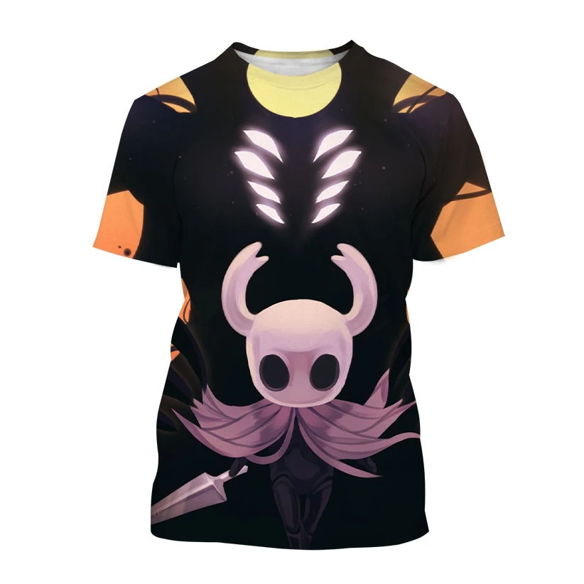 Hot Sale Hollow Knight Shadow 3D Men's T Shirt Summer New Fashion Funny Cartoon Hip-hop Casual Comfortable Printed Kids Tops
Hot Sale Hollow Knight Shadow 3D Men's T Shirt Summer New Fashion Funny Cartoon Hip-hop Casual Comfortable Printed Kids Tops