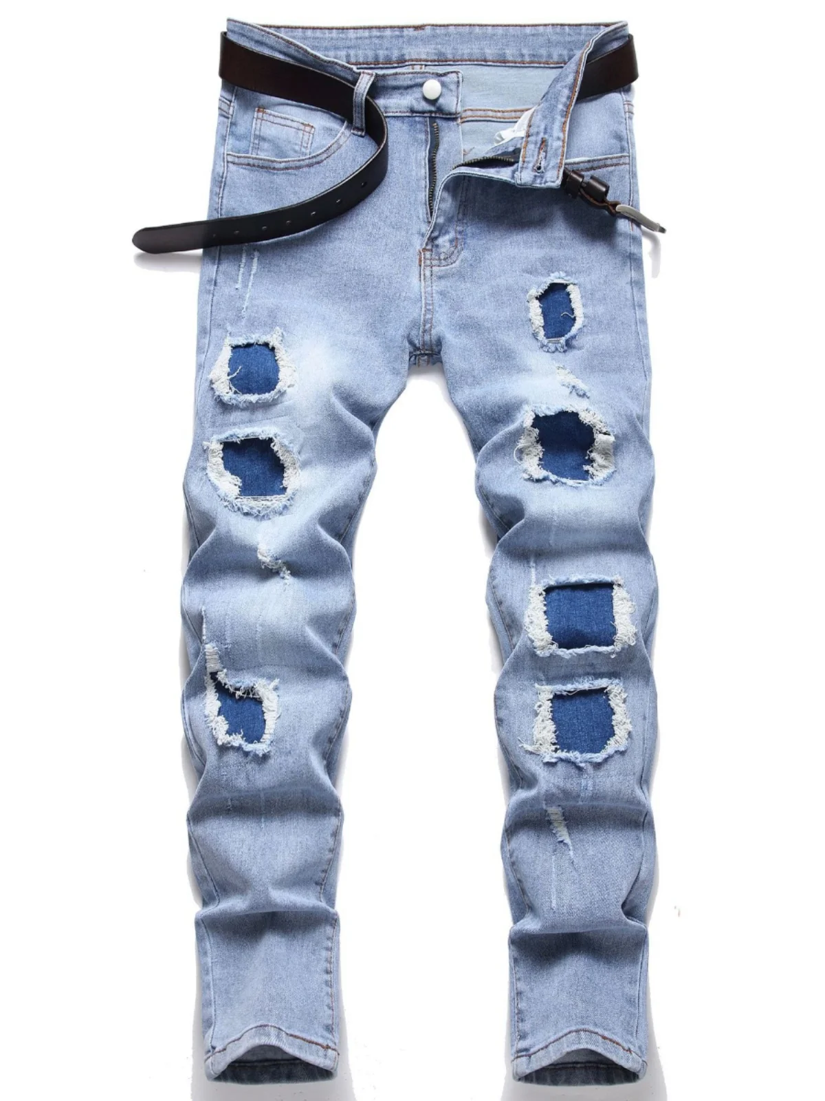 Модная уличная одежда, однотонные облегающие джинсы, длинные брюки, молодежные джинсовые брюки, прямые джинсы со средней талией
Модная уличная одежда, однотонные облегающие джинсы, длинные брюки, молодежные джинсовые брюки, прямые джинсы со средней талией