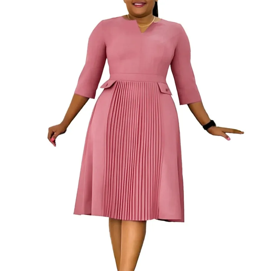 Dashiki African Dresses for Women Elegant African 3/4 Sleeve V-neck Party Evening Midi Dress Outfits African Clothes Women S-3XL
Dashiki African Dresses for Women Elegant African 3/4 Sleeve V-neck Party Evening Midi Dress Outfits African Clothes Women S-3XL