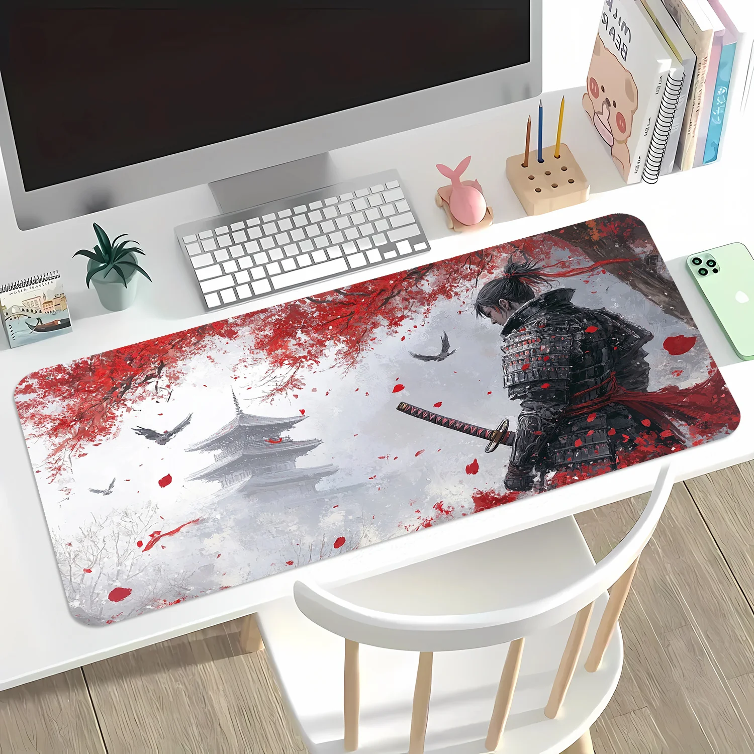 Japanese Samurai mouse pad Non-slip rubber computer accessories Game Office Universal esports player table mat washable
Japanese Samurai mouse pad Non-slip rubber computer accessories Game Office Universal esports player table mat washable