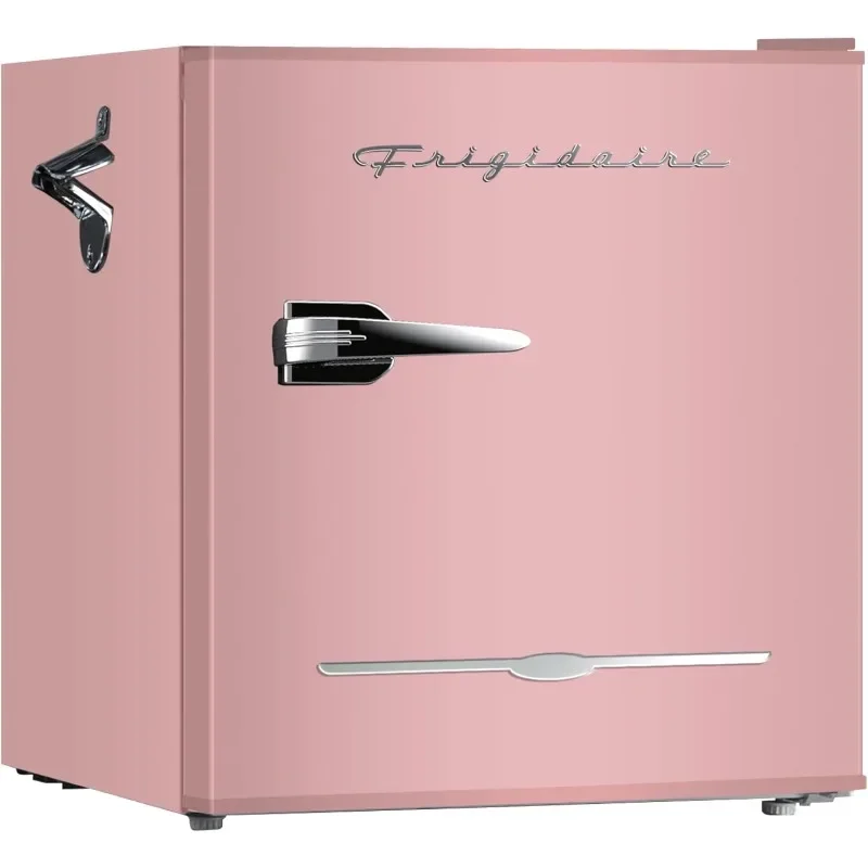 Frigidaire EFR176 Retro Compact Fridge with Chiller Mini Refrigerator with Built-in Bottle Opener 1.6 cu ft16"Dx18"Wx18.5"H,Pink 
Frigidaire EFR176 Retro Compact Fridge with Chiller Mini Refrigerator with Built-in Bottle Opener 1.6 cu ft16"Dx18"Wx18.5"H,Pink