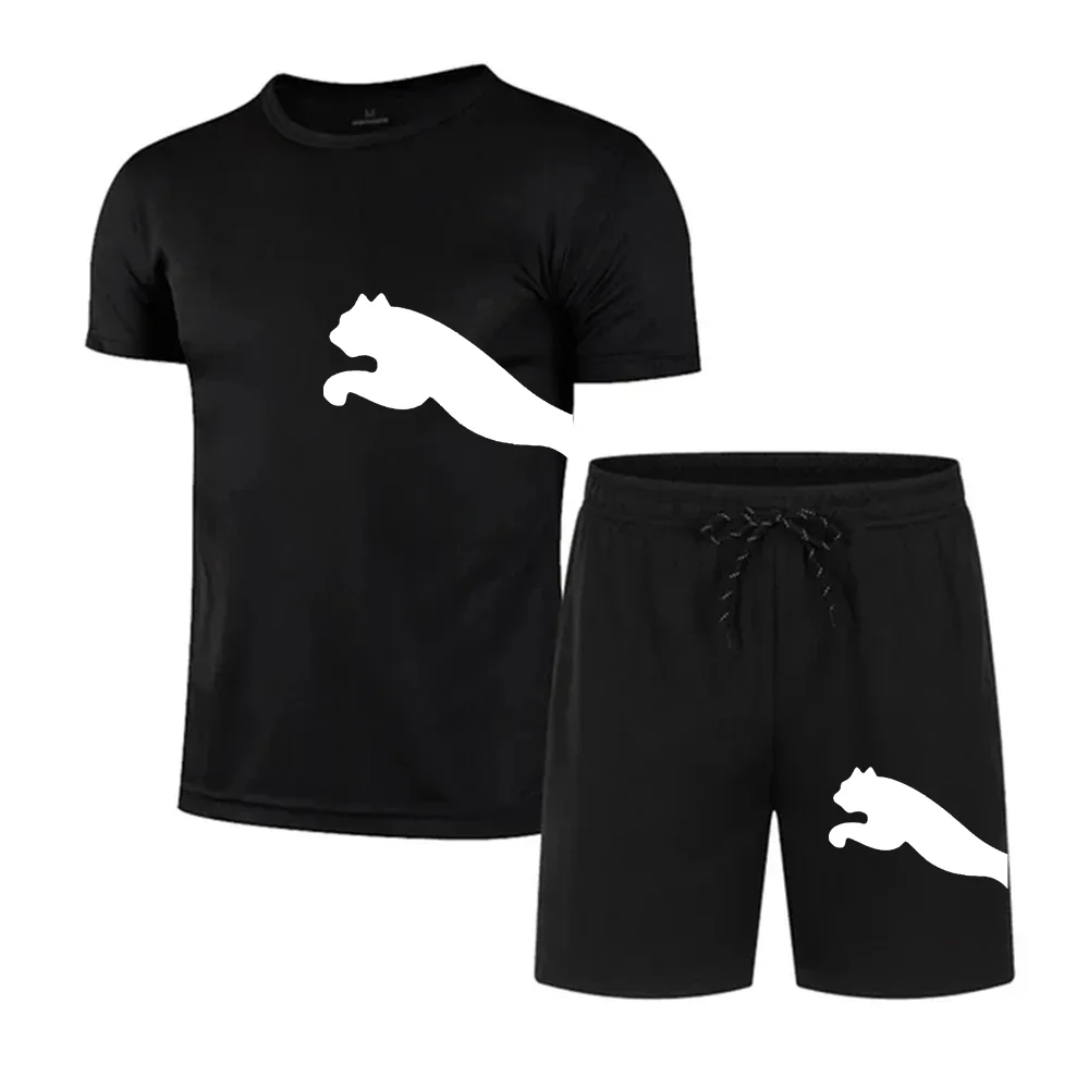 Summer men's suit fashion Korean sportswear men's short sleeve T-shirt + sports shorts suit men's casual men's wear
Summer men's suit fashion Korean sportswear men's short sleeve T-shirt + sports shorts suit men's casual men's wear