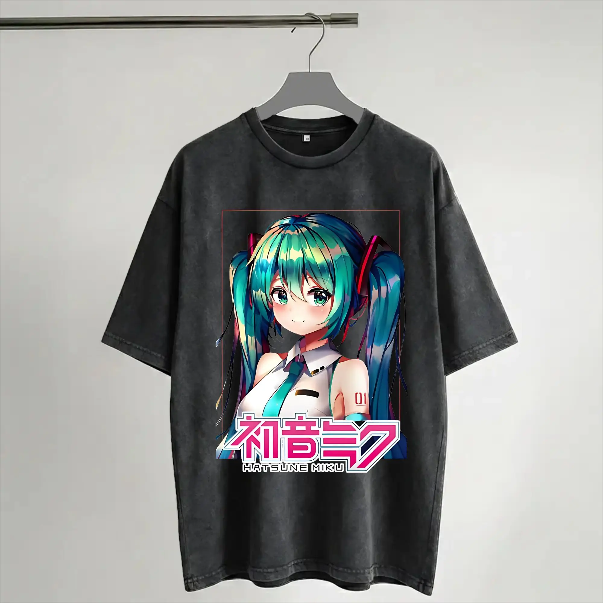 Harajuku Washed Shirts Hatsunes Mikus Merch Fashion T-Shirts Oversize Streetwear Short Sleeve Printed Tees
Harajuku Washed Shirts Hatsunes Mikus Merch Fashion T-Shirts Oversize Streetwear Short Sleeve Printed Tees