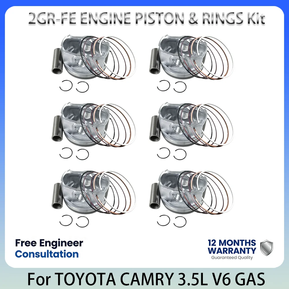 2GR-FE Engine Piston & Rings Set For TOYOTA 3.5L 3.5 L T V6 GAS 13101-31090 05-18 AVALON Saloon CAMRY HIGHLANDER RAV 4 SIENNA
2GR-FE Engine Piston & Rings Set For TOYOTA 3.5L 3.5 L T V6 GAS 13101-31090 05-18 AVALON Saloon CAMRY HIGHLANDER RAV 4 SIENNA