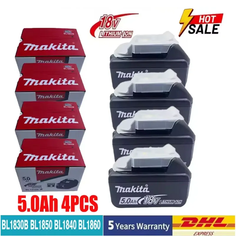 18V Makita Original Genuine Battery for Makita Battery DTD173 DDF489 DHP489 DUC407 DTW700 DHR243 Replacement Tools Battery
18V Makita Original Genuine Battery for Makita Battery DTD173 DDF489 DHP489 DUC407 DTW700 DHR243 Replacement Tools Battery