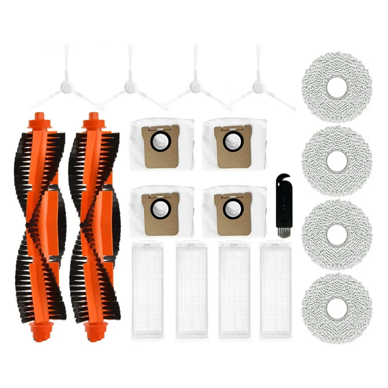 X17A 2025 NEW-For Xiaomi M30 Pro Robot Vacuum Main Brush HEPA Filter Mop Pad Dust Bag Replacement Spare Parts Accessories
X17A 2025 NEW-For Xiaomi M30 Pro Robot Vacuum Main Brush HEPA Filter Mop Pad Dust Bag Replacement Spare Parts Accessories