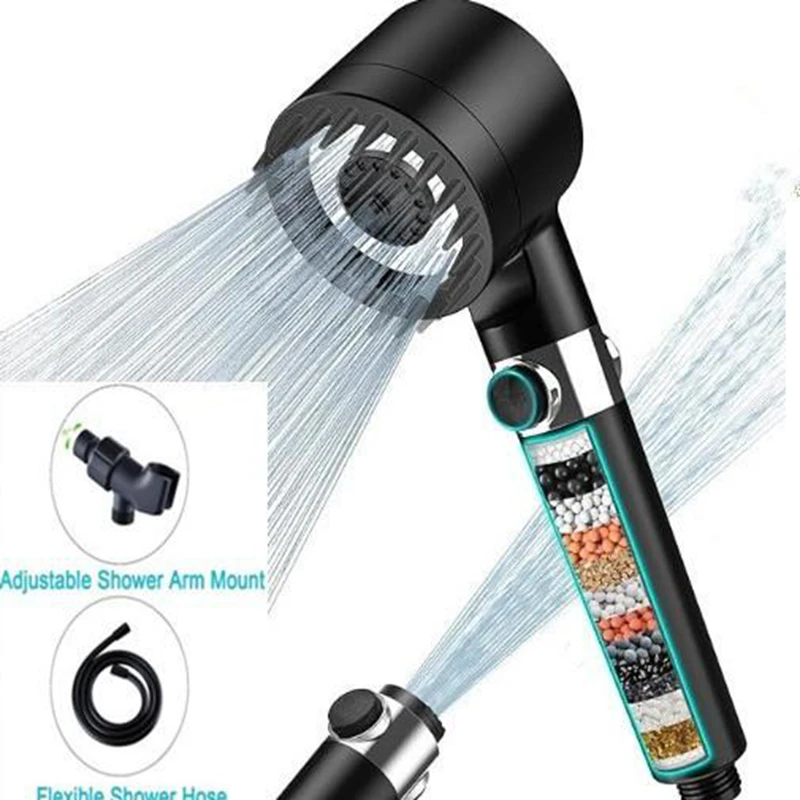 Powerful Pressurized Beauty Shower Nozzle 3 Mode Adjustable Type of Ion Droplet Bathroom Shower Filter Shower Head Spray Head
Powerful Pressurized Beauty Shower Nozzle 3 Mode Adjustable Type of Ion Droplet Bathroom Shower Filter Shower Head Spray Head